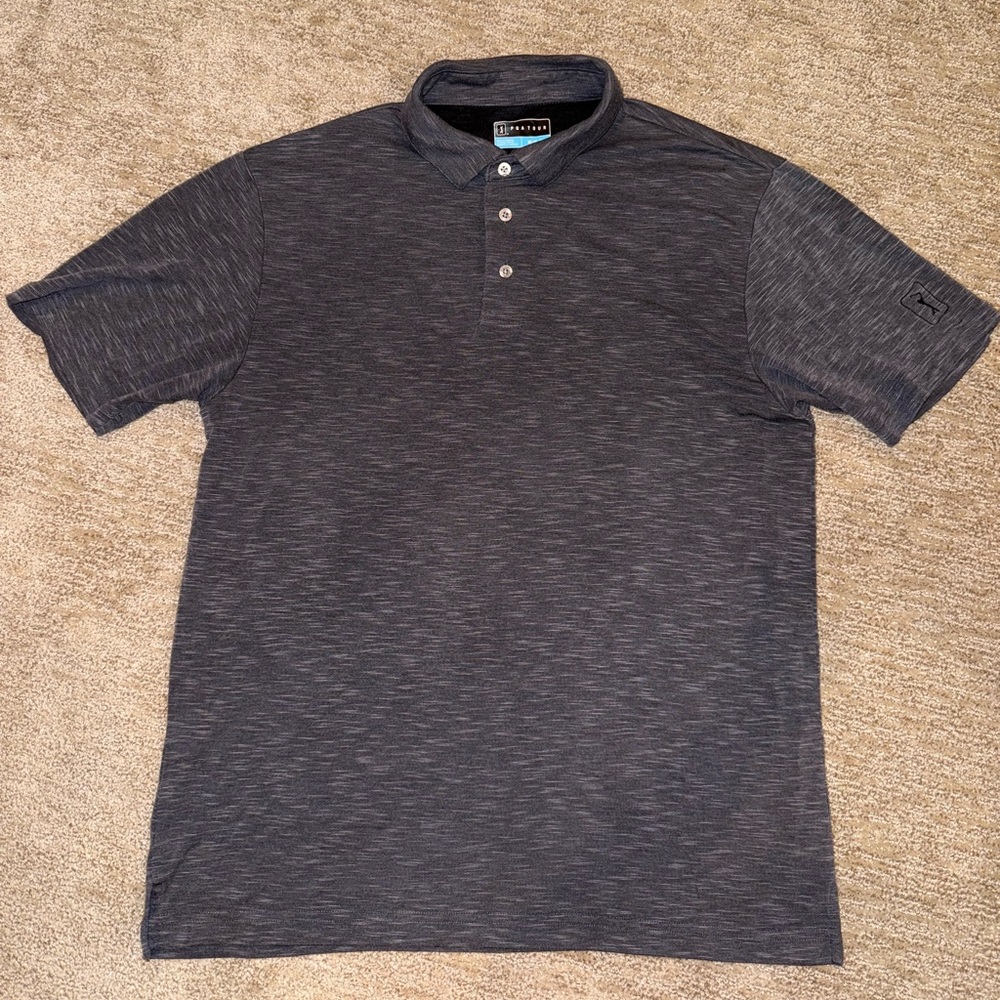 PGA Tour Charcoal Polo Shirt